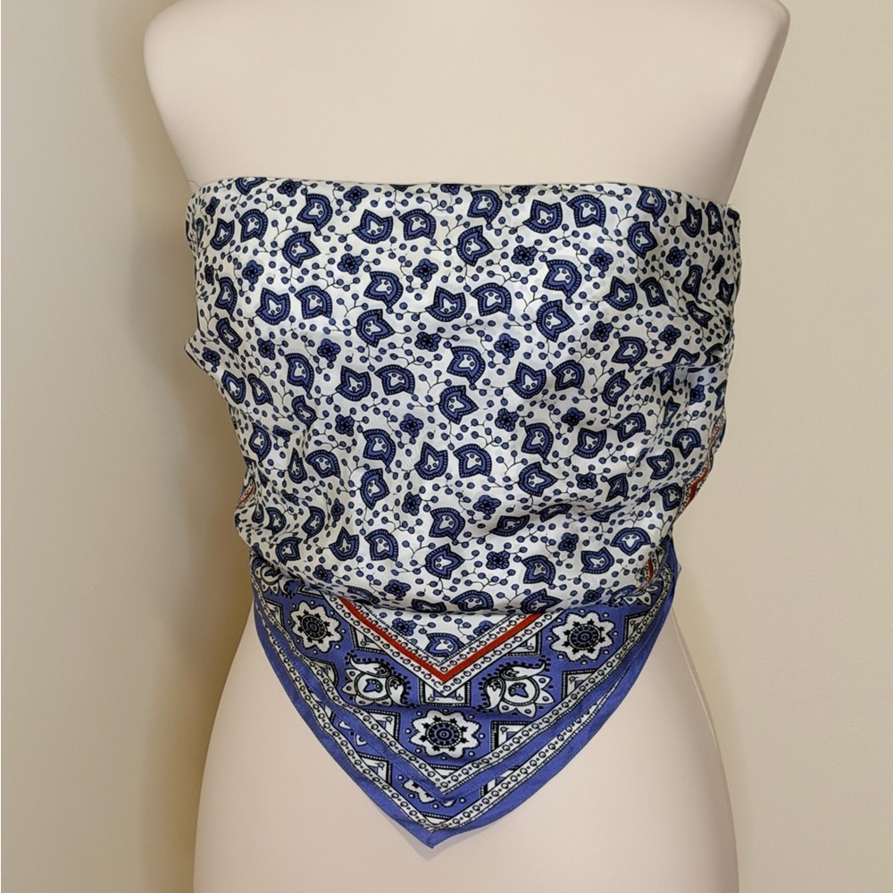 Vintage Archival CHLOE Silk Scarf Bandana Top